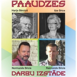 Mākslas izstāde “Trīs paaudzes” notikuma afiša
