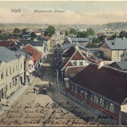 Maskavas ielas sākums Valkā 