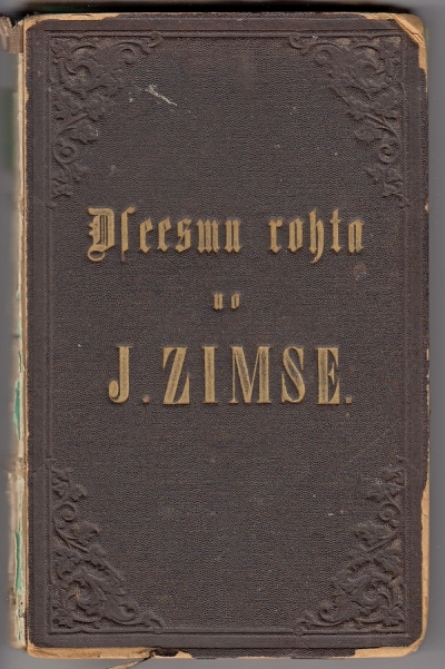   Jāņa Cimzes apgādātais kora dziesmu krājums