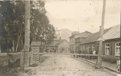   Latvijas–Igaunijas robežas pārejas punkts Valkā Semināra–Sepa ielā.