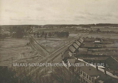 Skats uz Lugažu priekšpilsētu – jauno Valku