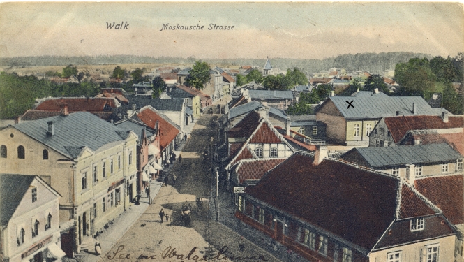 Latviešu pagaidu Nacionālais teātris Valkā. 1918. gads.