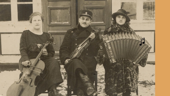 Izstādes “Lauku muzikanti un kapelas Vidzemē 20.gadsimta 1.pusē” notikuma afiša