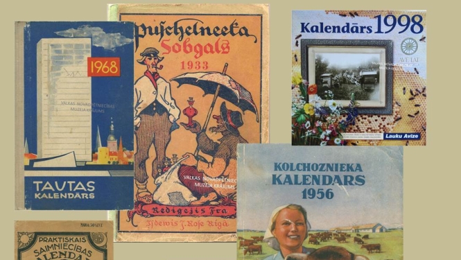 Kalendāri Valkas novadpētniecības muzeja krājumā
